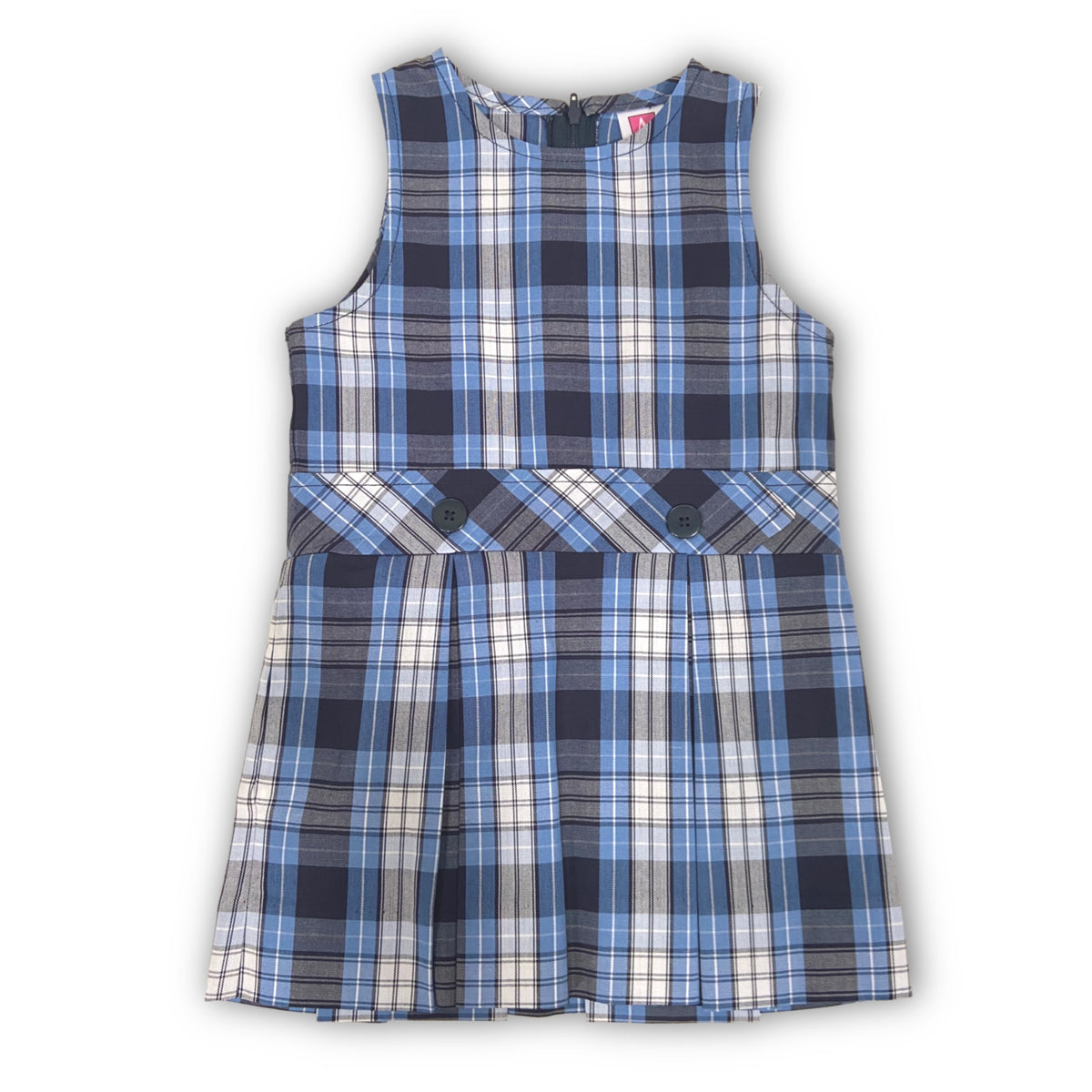 * TBS ELEM Plaid Jumper – Campus Club Uniforms